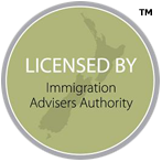 Licenced by Immigrations Advisors authority